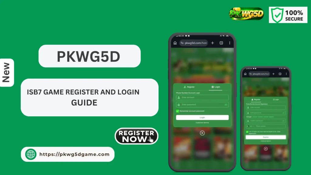 PKWG5D Register and login